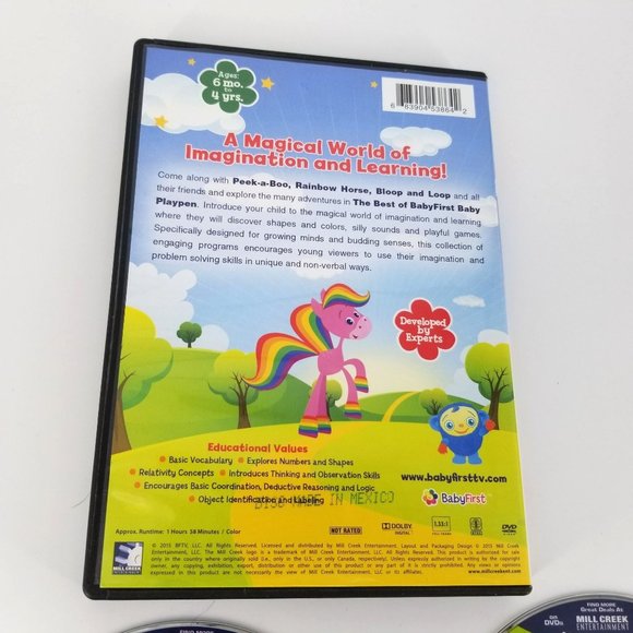 Baby First Movie DVD Best of Volume 3 Playpen 6 Mos to 4 Yrs Learn Bonus DVD - Picture 3 of 9